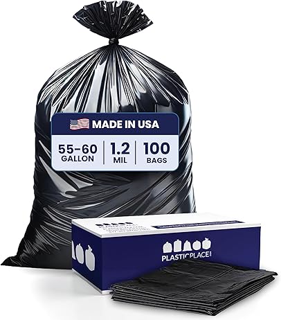 BOLSA NEGRAS PLASTIPLACE 55 A 60 GALONES